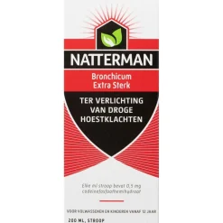 Natterman Bronchicum Extra Sterk Hoestsiroop
