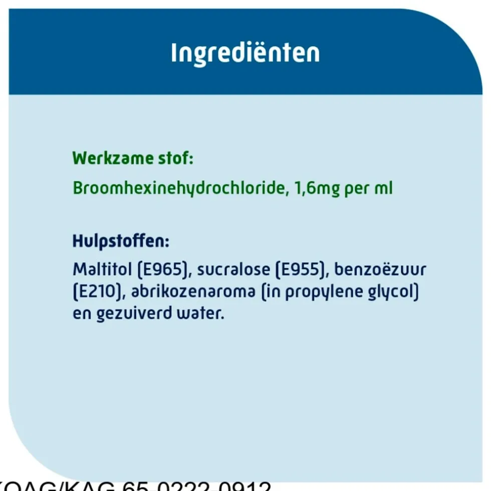 Natterman Broomhexine Extra Sterk 8mg/5ml Hoestdrank