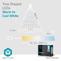 Nedis WIFILXT02W200 Smart Wi-Fi-ophangboom