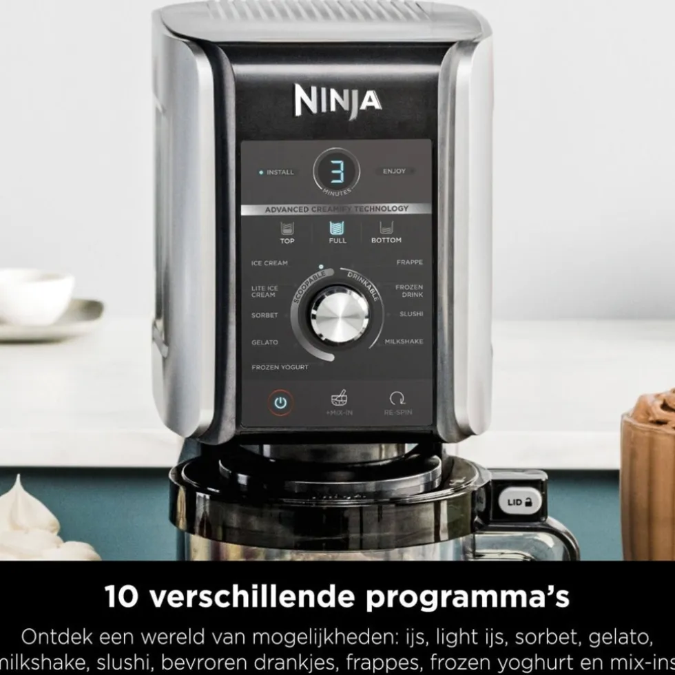 Ninja Creami Deluxe 10-in-1 IJsmachine NC502EU