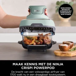 Ninja CRISPi 4-in-1 Glazen Airfryer FN101EUGY