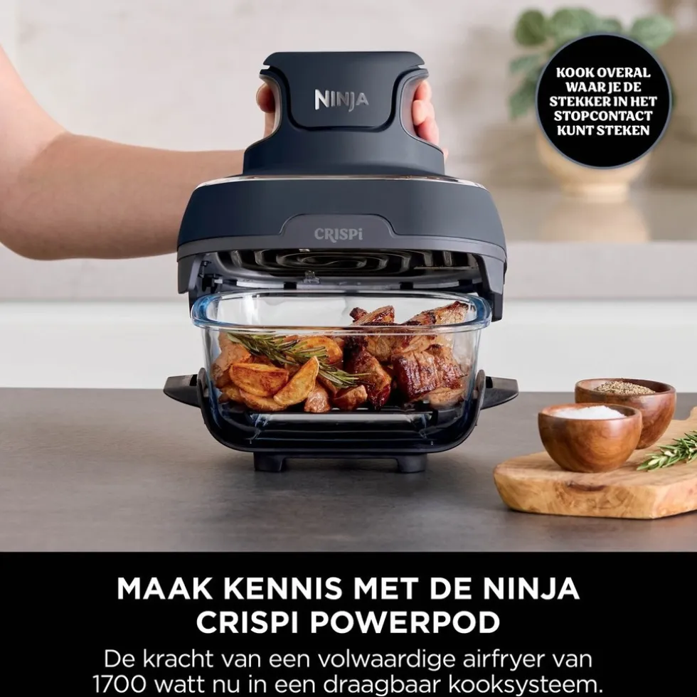 Ninja CRISPi 4-in-1 Glazen Airfryer FN101EUGY