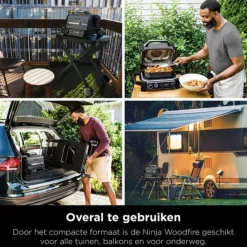 Ninja Woodfire 7-in-1 Elektrische Barbecue OG701EU