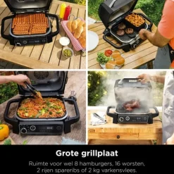 Ninja Woodfire 7-in-1 Elektrische Barbecue OG701EU