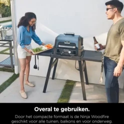 Ninja Woodfire Pro Connect XL Elektrische Barbecue OG901EU