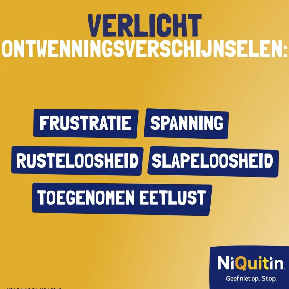 NiQuitin Clear Pleister Stap 1 - 21 mg - Nicotinepleister