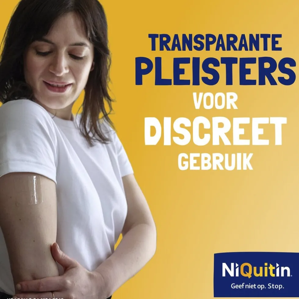 NiQuitin Clear Pleister Stap 2 - 14 mg - Nicotinepleister
