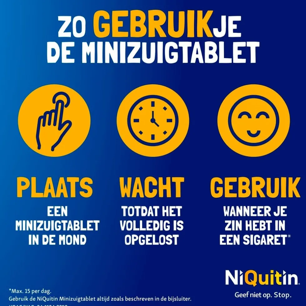 NiQuitin 2mg Minizuigtabletten