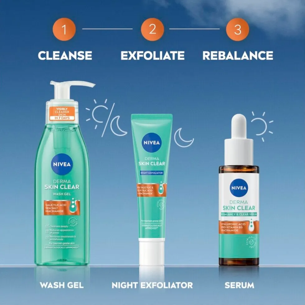 NIVEA Derma Skin Clear Zuiverend en Kalmerend Serum