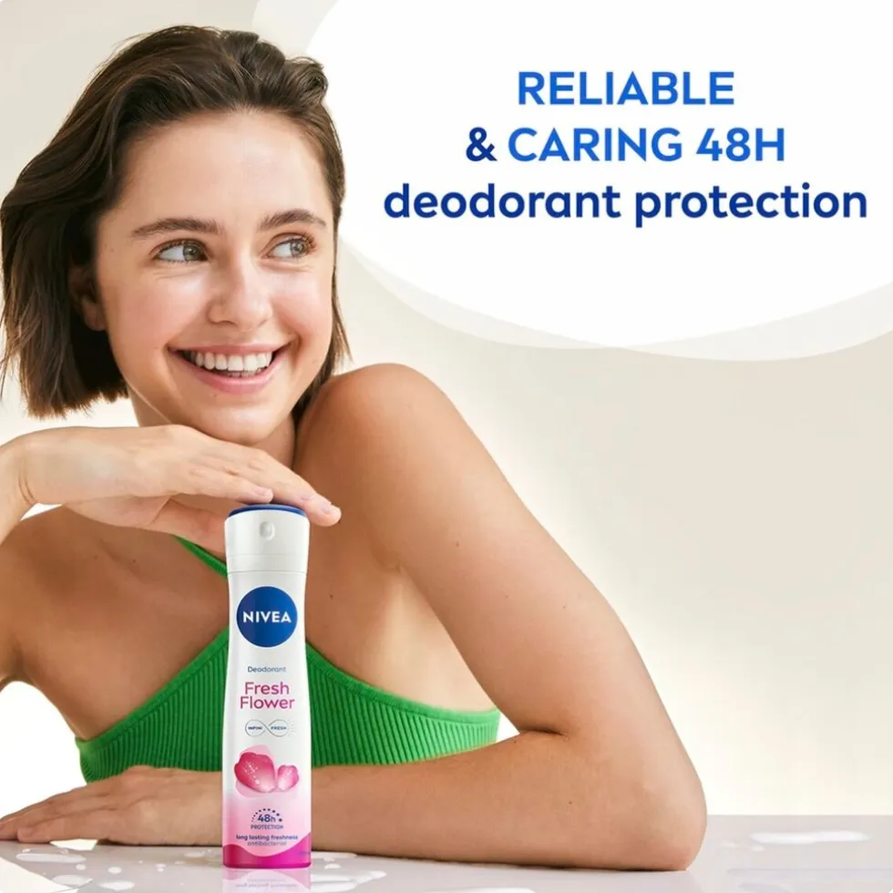NIVEA Fresh Flower Deodorant Spray