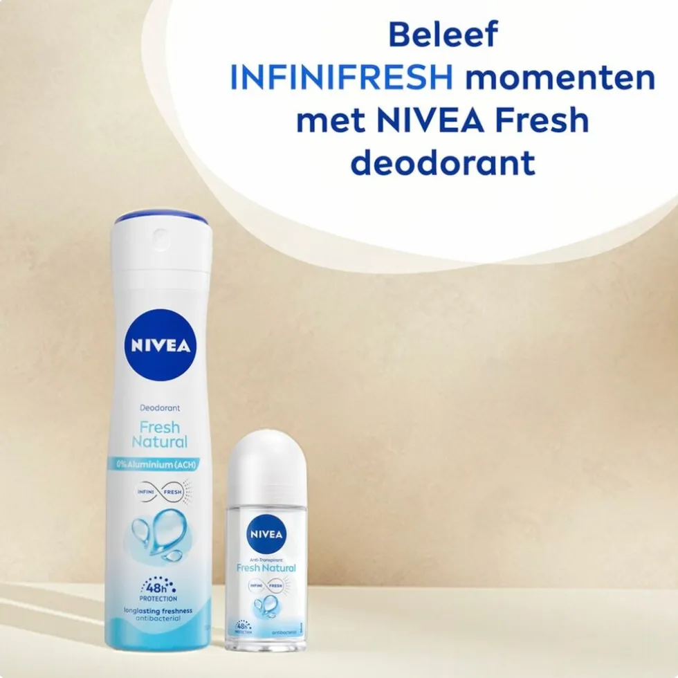 NIVEA Fresh Natural Antitranspirant Roller