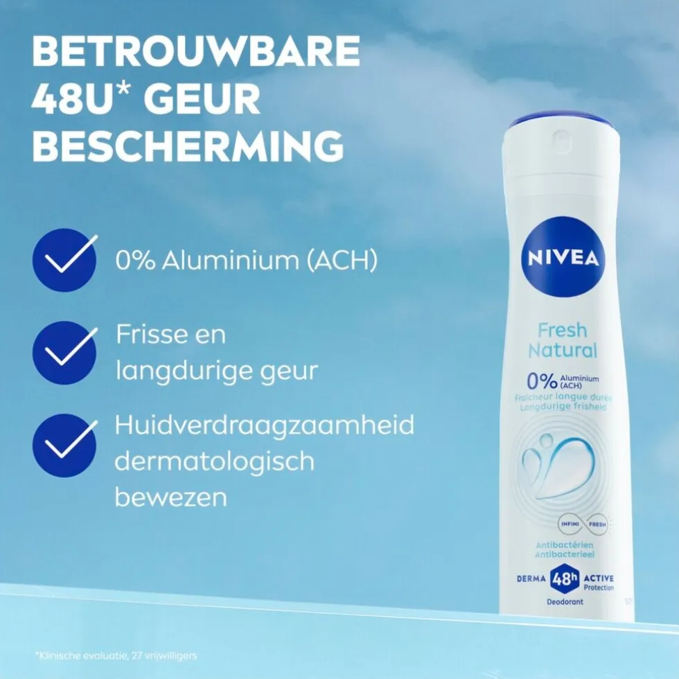 NIVEA Fresh Natural Deodorant Spray