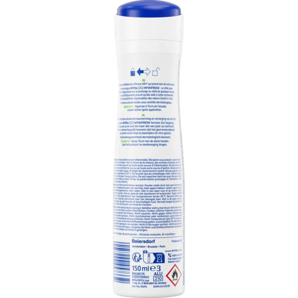 NIVEA Fresh Pure Deodorant Spray