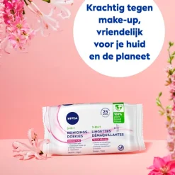 NIVEA 3-In-1 Verzachtende Reinigingsdoekjes