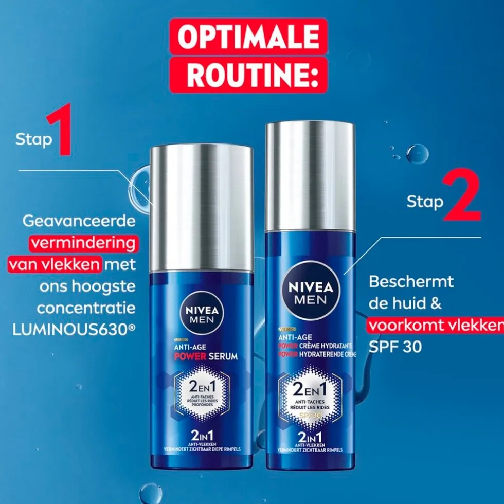 NIVEA Men Anti-Age Power 2-in-1 Hydraterende Crème