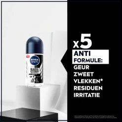 NIVEA Men Black & White Invisible Original Antitranspirant Roller