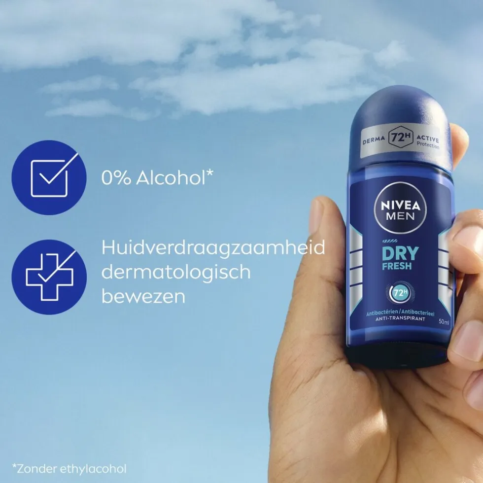 NIVEA Men Dry Fresh Antitranspirant Roller