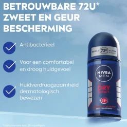 NIVEA Men Dry Impact Antitranspirant Roller