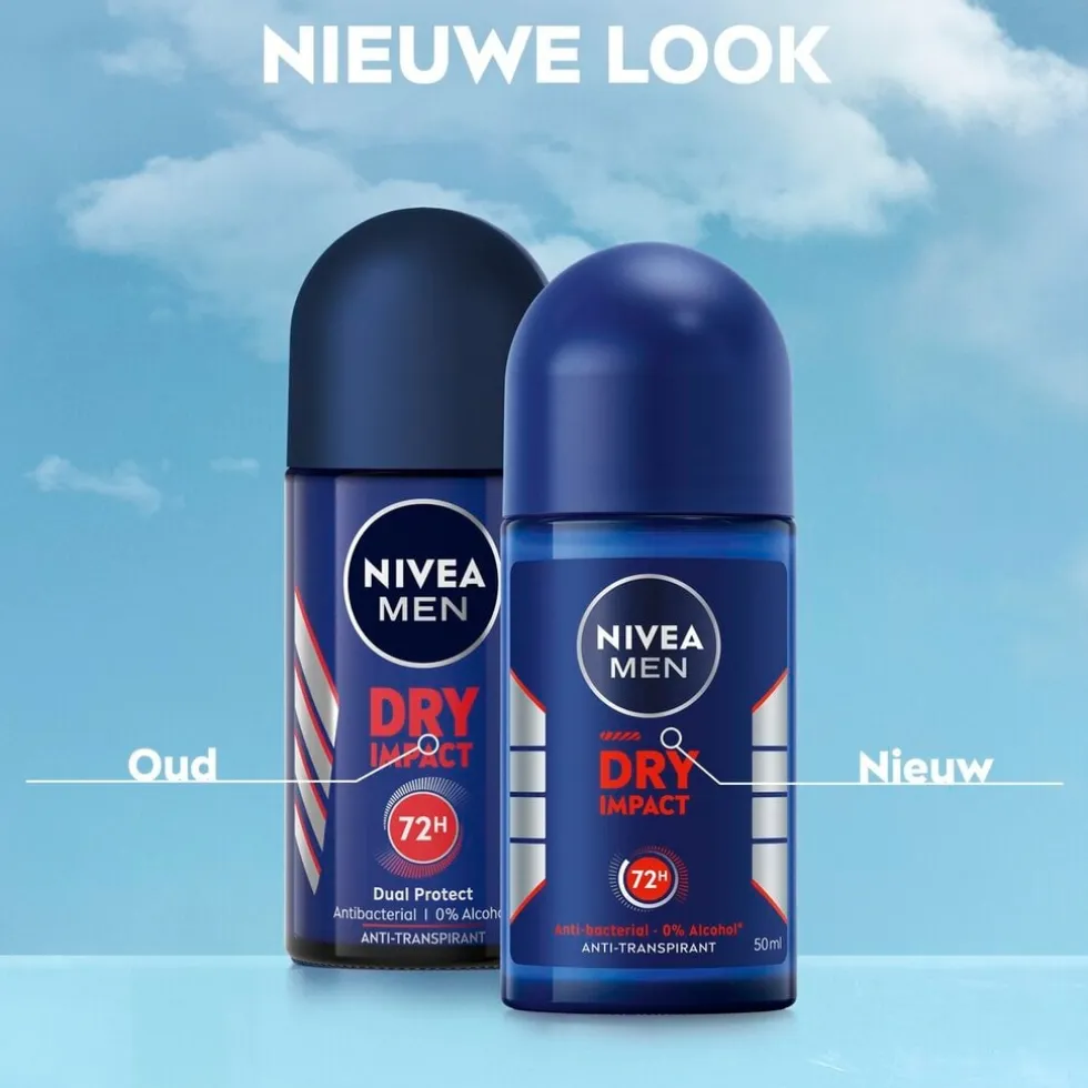 NIVEA Men Dry Impact Antitranspirant Roller