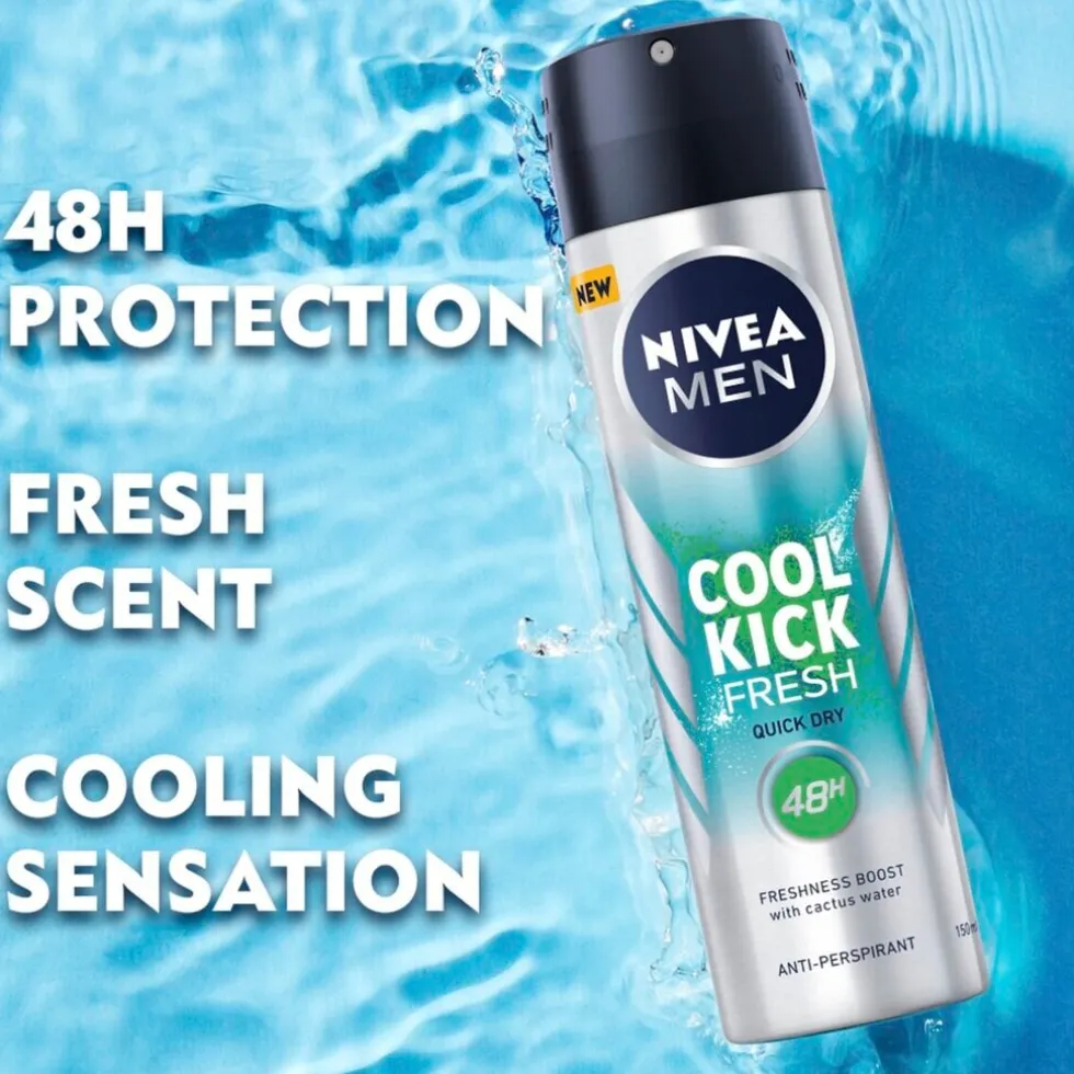 NIVEA Men Fresh Kick Antitranspirant Spray