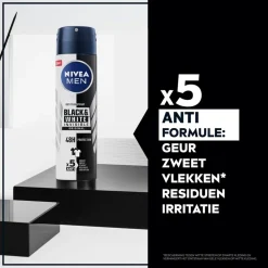 NIVEA Men Invisible For Black & White Deodorant Spray