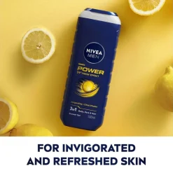 NIVEA Men Power 24H Fresh Effect 3-in-1 Douchegel