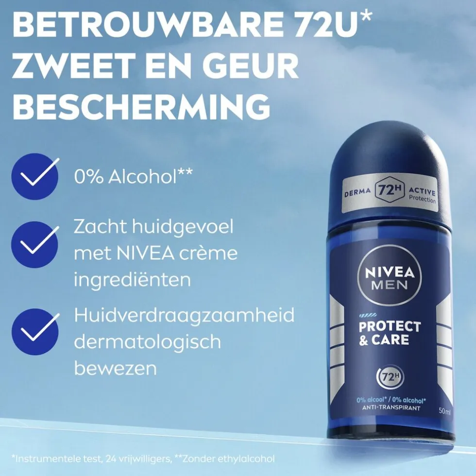 NIVEA Men Protect & Care Antitranspirant Roller