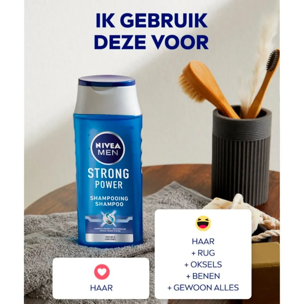 NIVEA Men Strong Power Shampoo