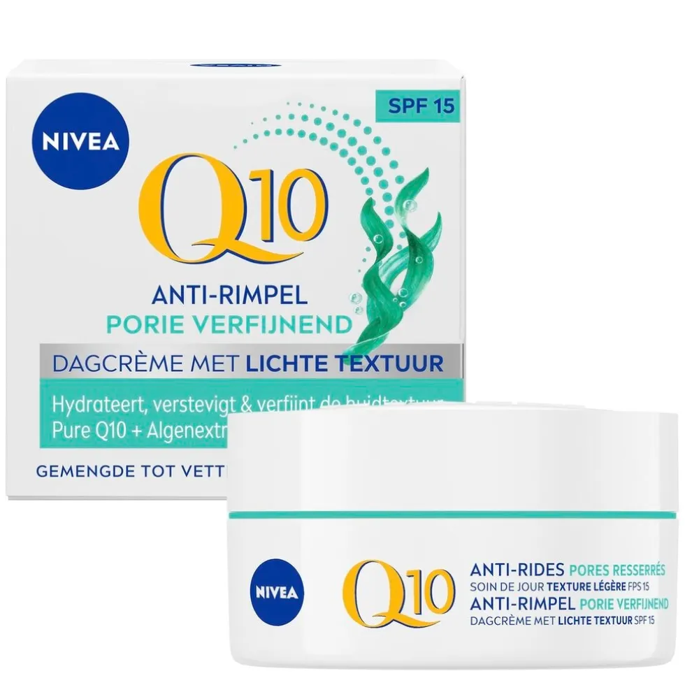 NIVEA Q10 Power Anti-Rimpel Porie Verfijnende Extra Lichte Dagcrème