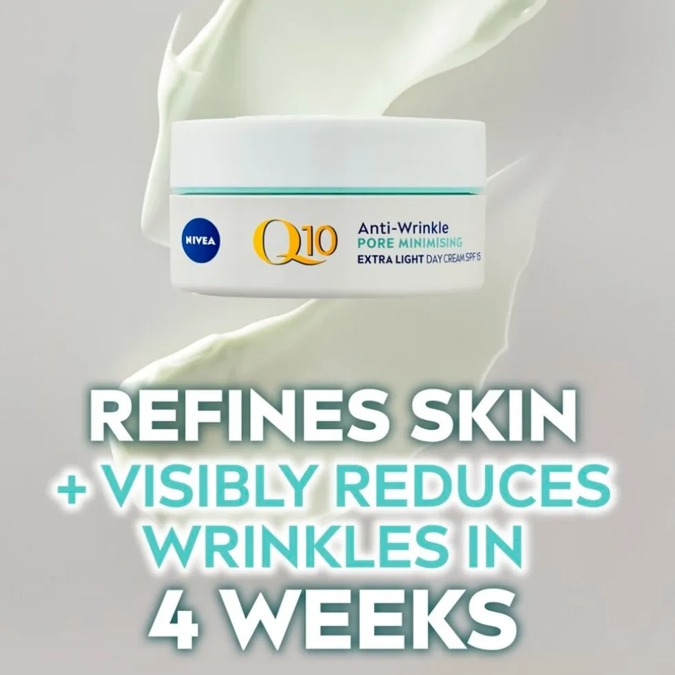 NIVEA Q10 Power Anti-Rimpel Porie Verfijnende Extra Lichte Dagcrème