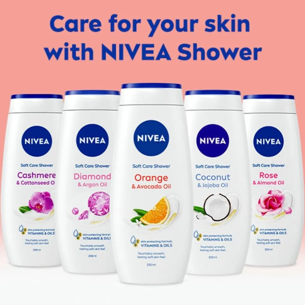 NIVEA Soft Care Shower Orange & Avocado Oil Douchegel