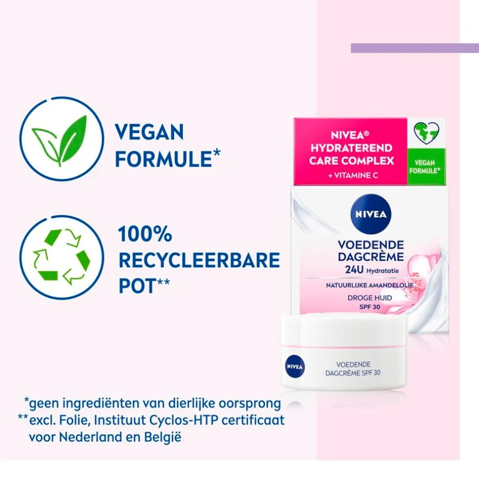 NIVEA SPF30 24H Hydration Voedende Dagcrème