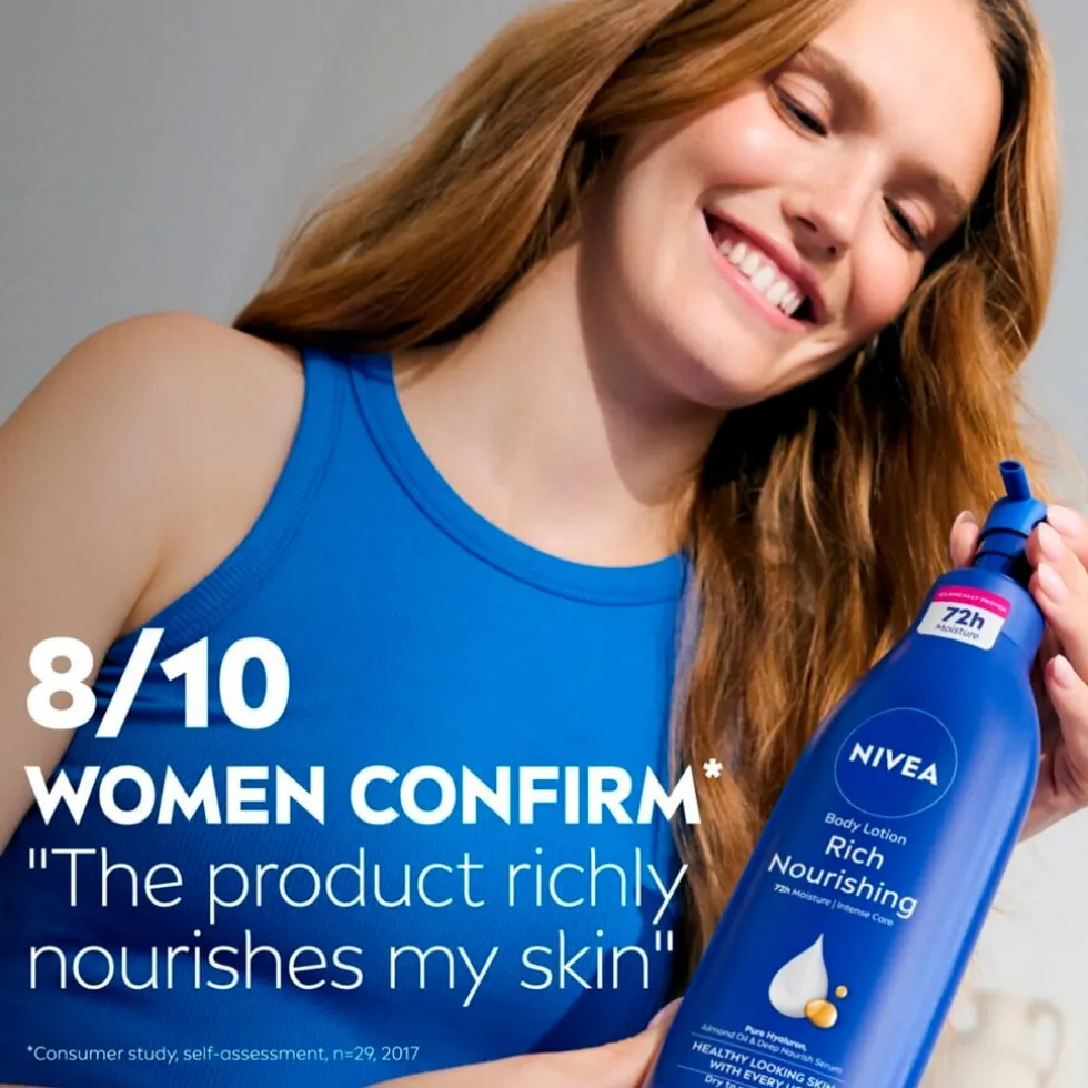 NIVEA Verzorgende Bodymilk met Pomp