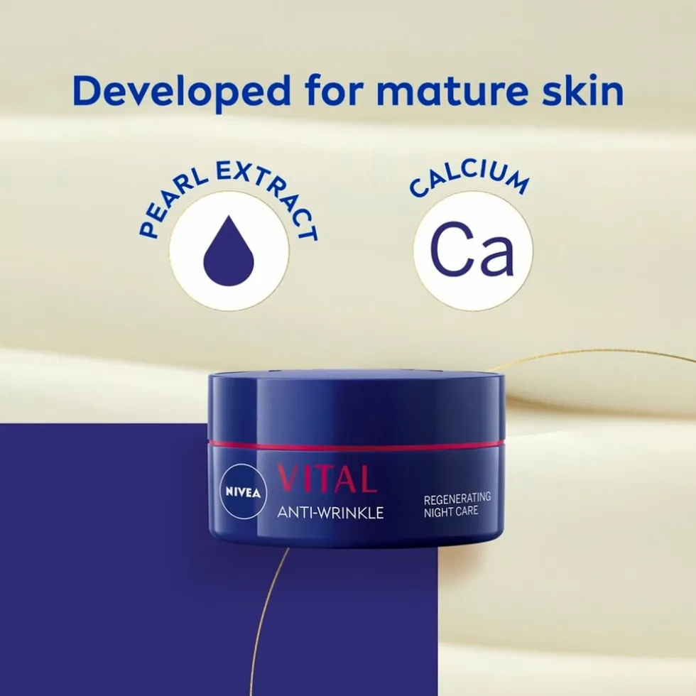 NIVEA Vital Anti-Rimpel Herstellende Nachtcrème