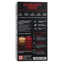 No Bleach London Cherry Red Permanent Vegan Dye Kit