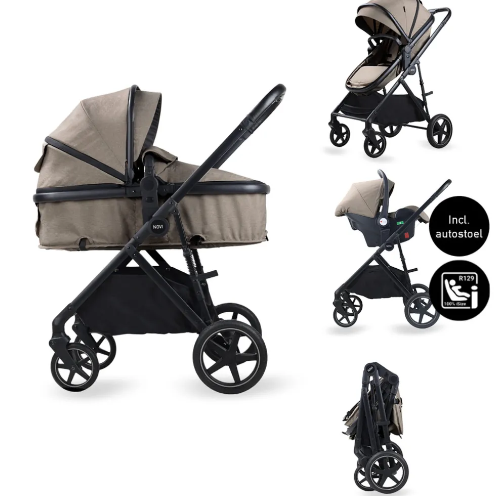 Novi Jaxx 3-in-1 Kinderwagen met Autostoel