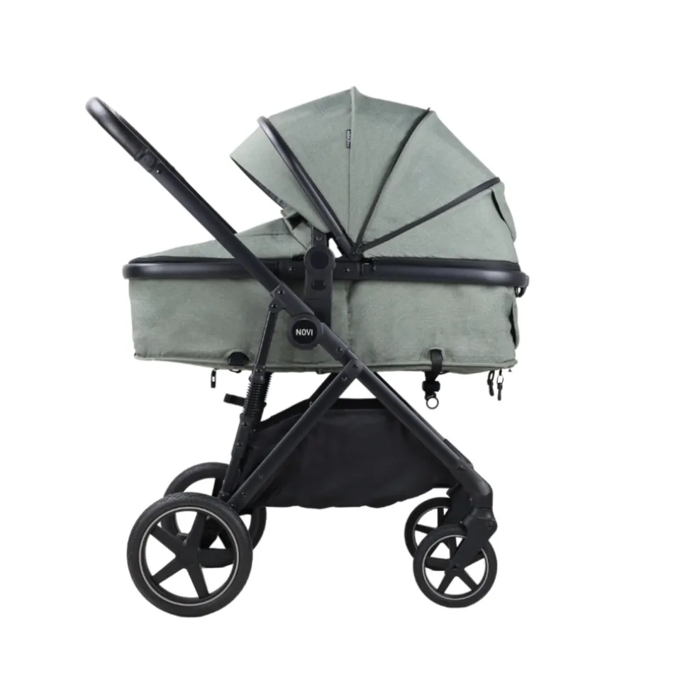 Novi Jaxx V2 4-in-1 Kinderwagen met Autostoel en Isofixbase