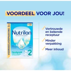 Nutrilon 2 Baby Opvolgmelk 6-10 Maanden Flesvoeding