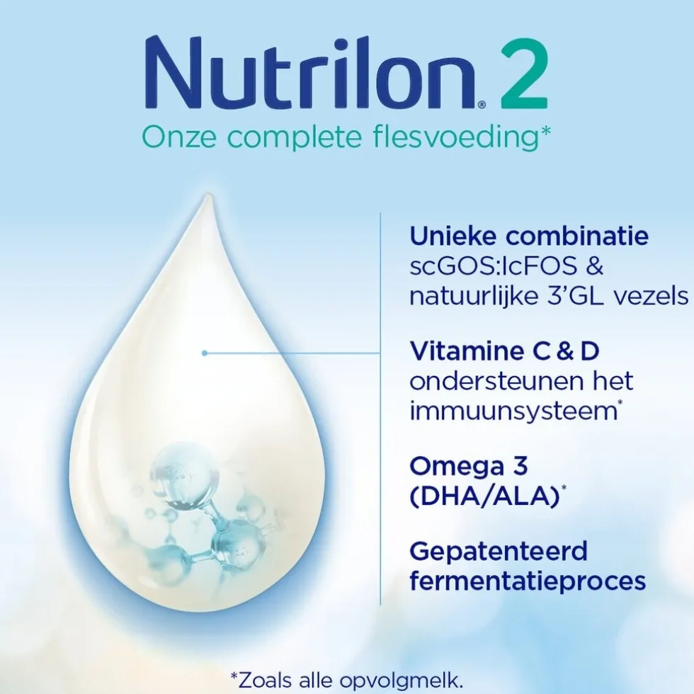 Nutrilon 2 Opvolgmelk Baby Flesvoeding 6-10 Maanden