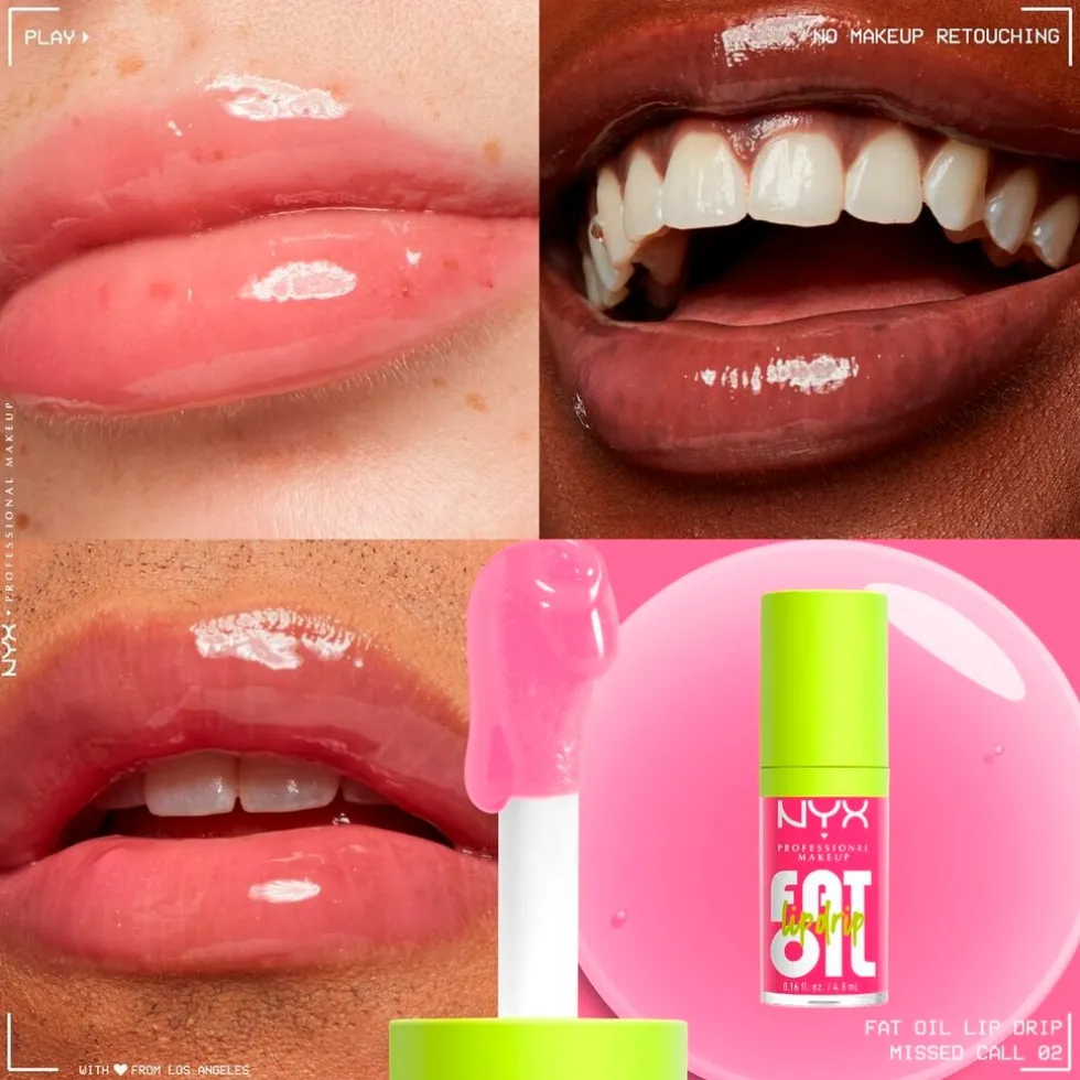 NYX Professional Makeup 02 My Missed Calls Fat Oil Lip Drip Lipolie