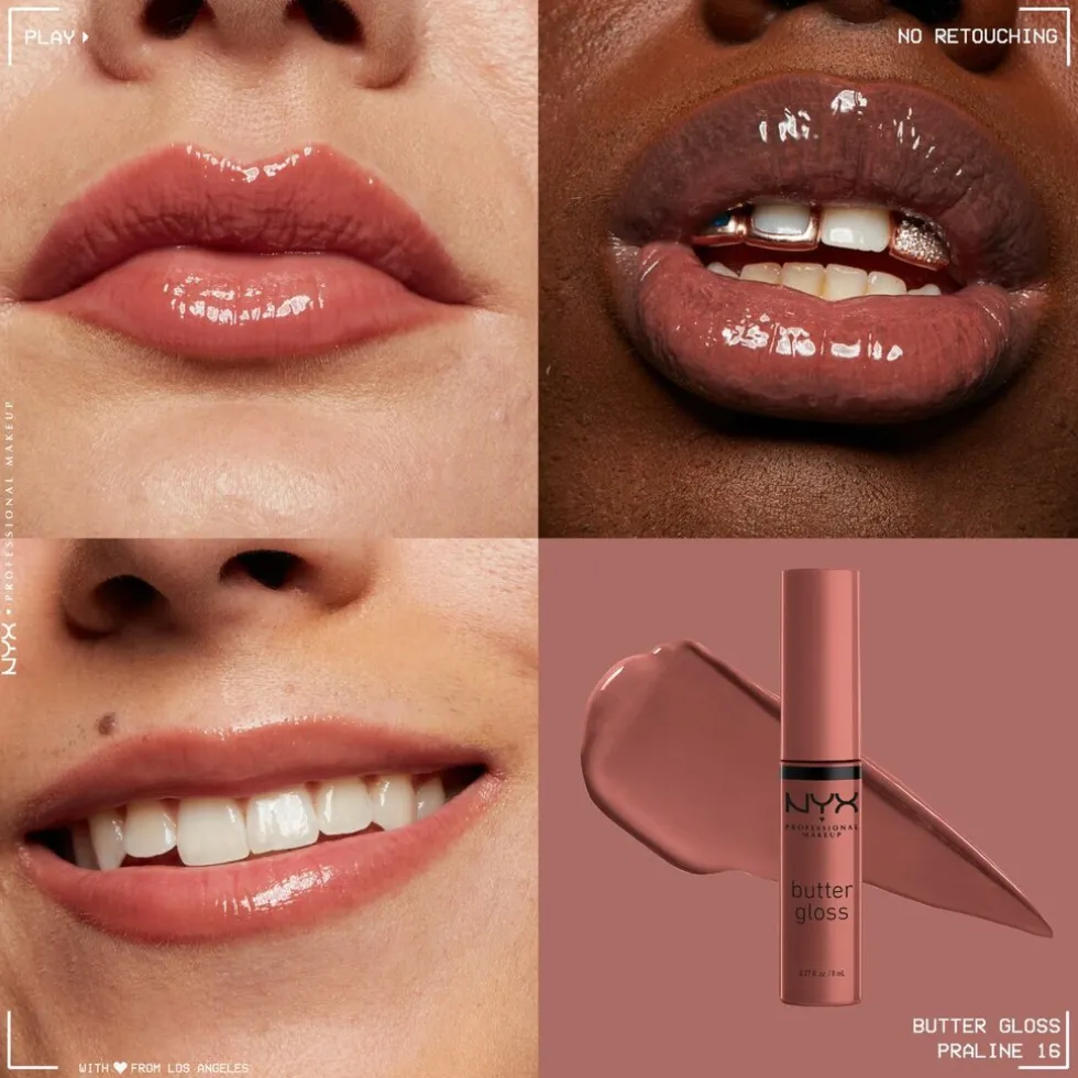 NYX Professional Makeup Butter Gloss 16 Praline Lipgloss