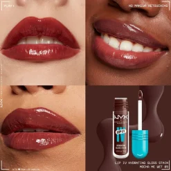 NYX Professional Makeup Lip IV 05 Mocha Me Wet Hydraterende Lipgloss