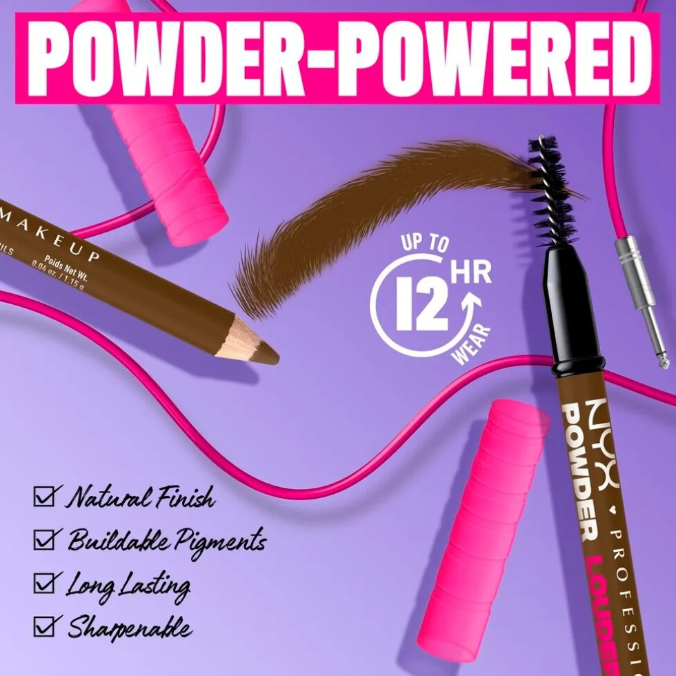 NYX Professional Makeup Powder Louder Soft Brown Brow Pencil