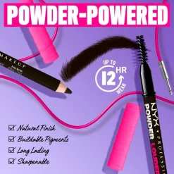 NYX Professional Makeup Powder Louder Black Brow Pencil