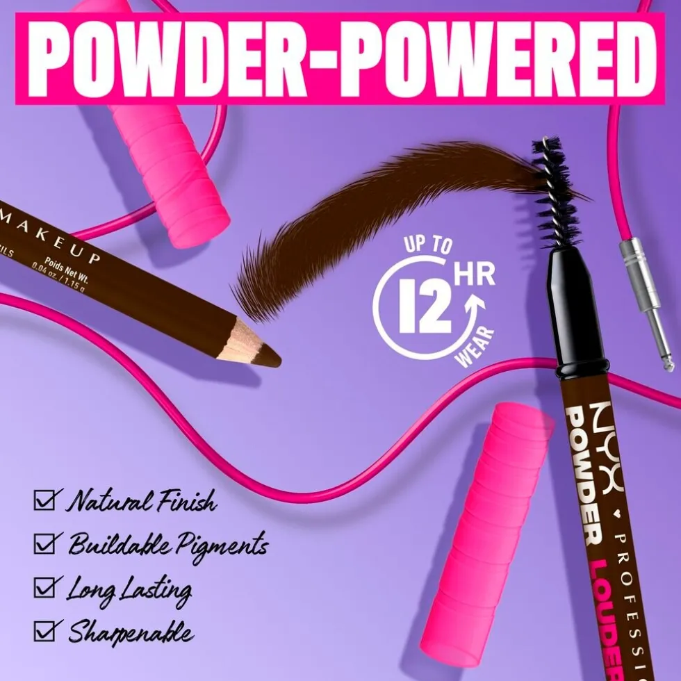 NYX Professional Makeup Powder Louder Ash Brown Brow Pencil