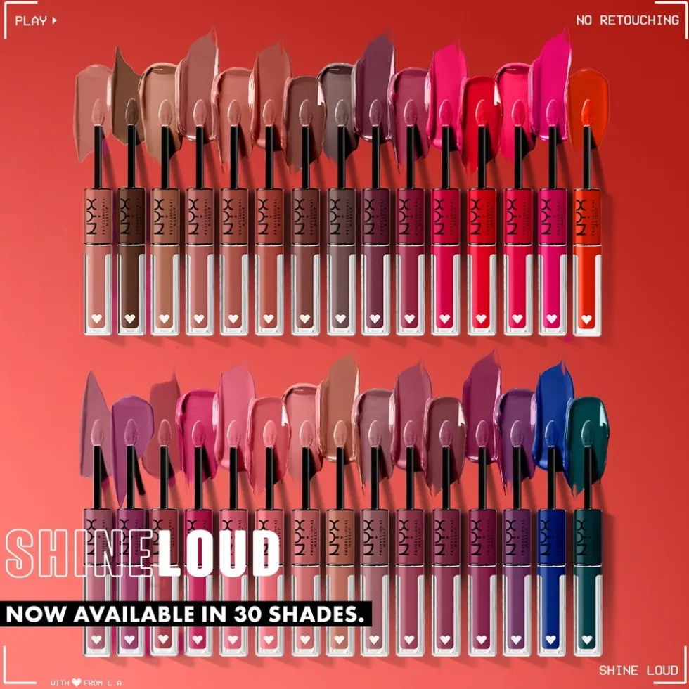 NYX Professional Makeup Shine Loud SHLP02 Goal Crusher Lipstick