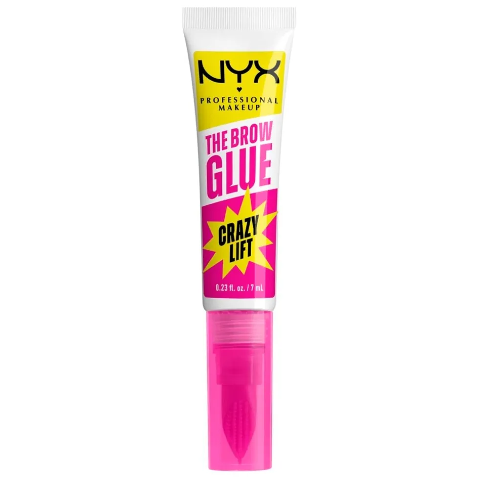 NYX Professional Makeup The Brow Glue Crazy Lift Transparant 01 Wenkbrauwgel