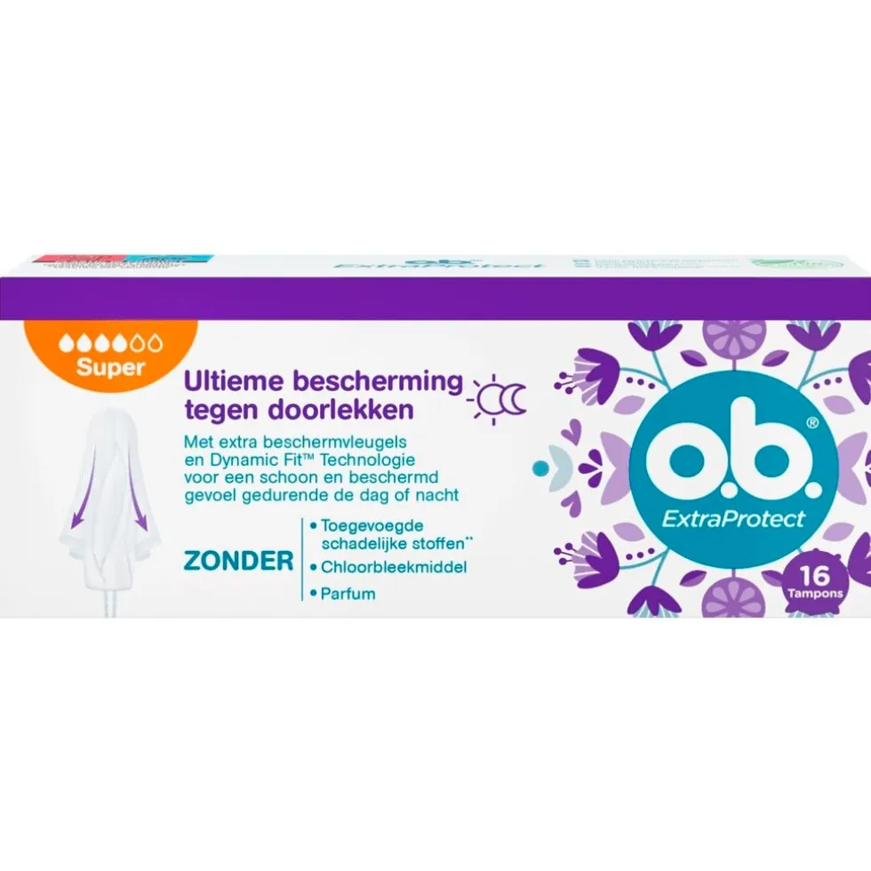 o.b. ExtraProtect Super Tampons