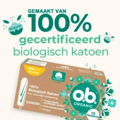 o.b. Organic Cotton Normal Tampons