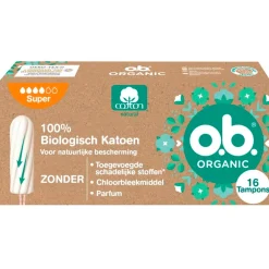 o.b. Organic Cotton Super Tampons